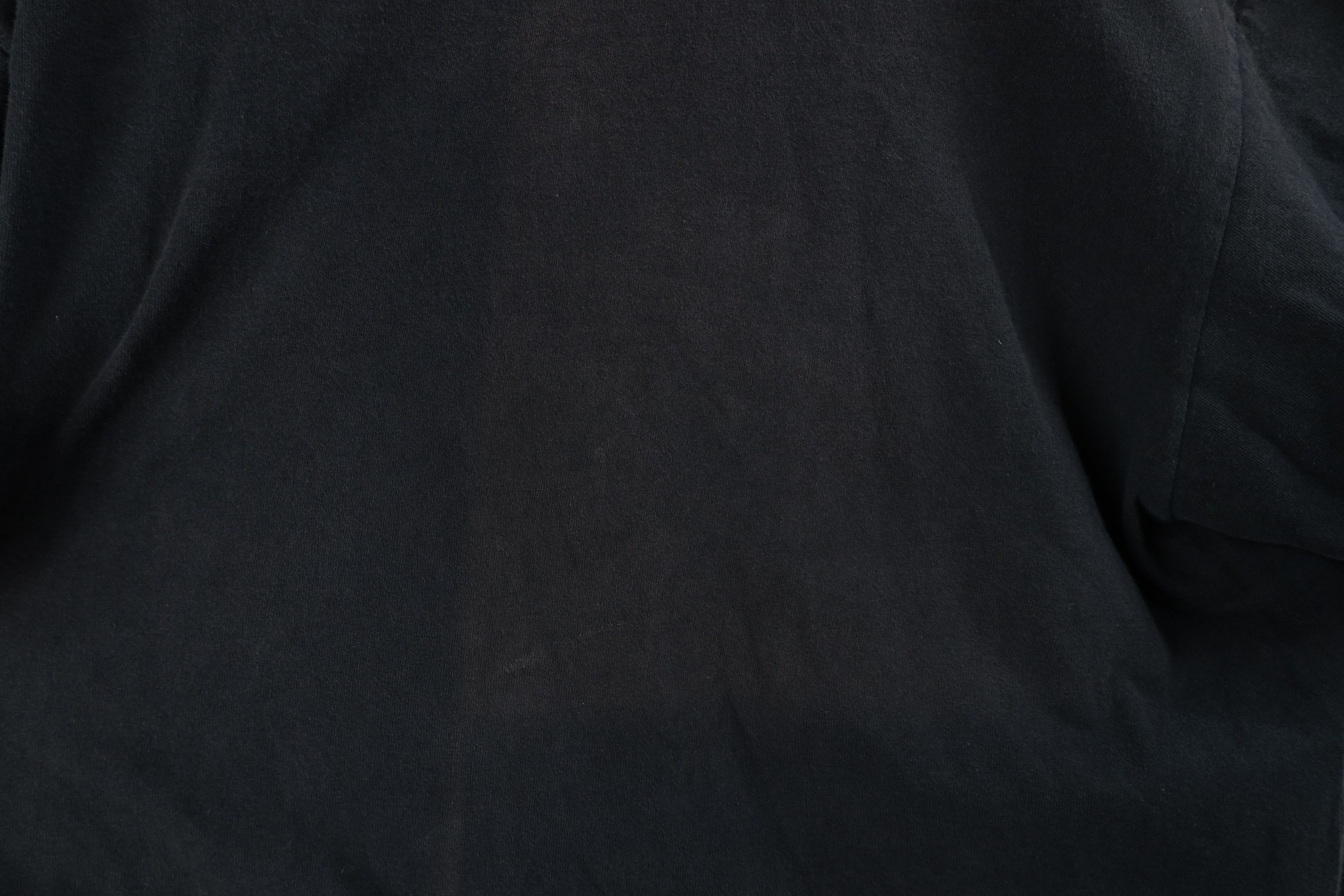 Vintage Vintage 90s Streetwear Blank Heavy Layered T-Shirt Black USA Size US XL / EU 56 / 4 - 6 Thumbnail