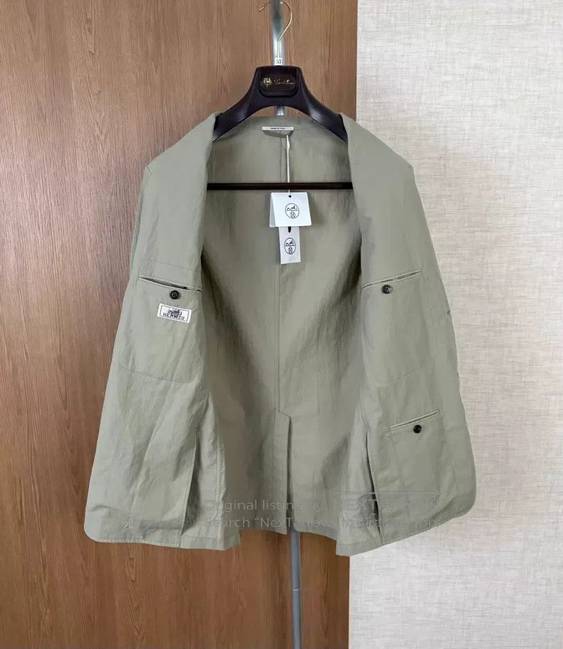 Hermes Hermes Men's Casual Jacket Size 50R - 4 Thumbnail