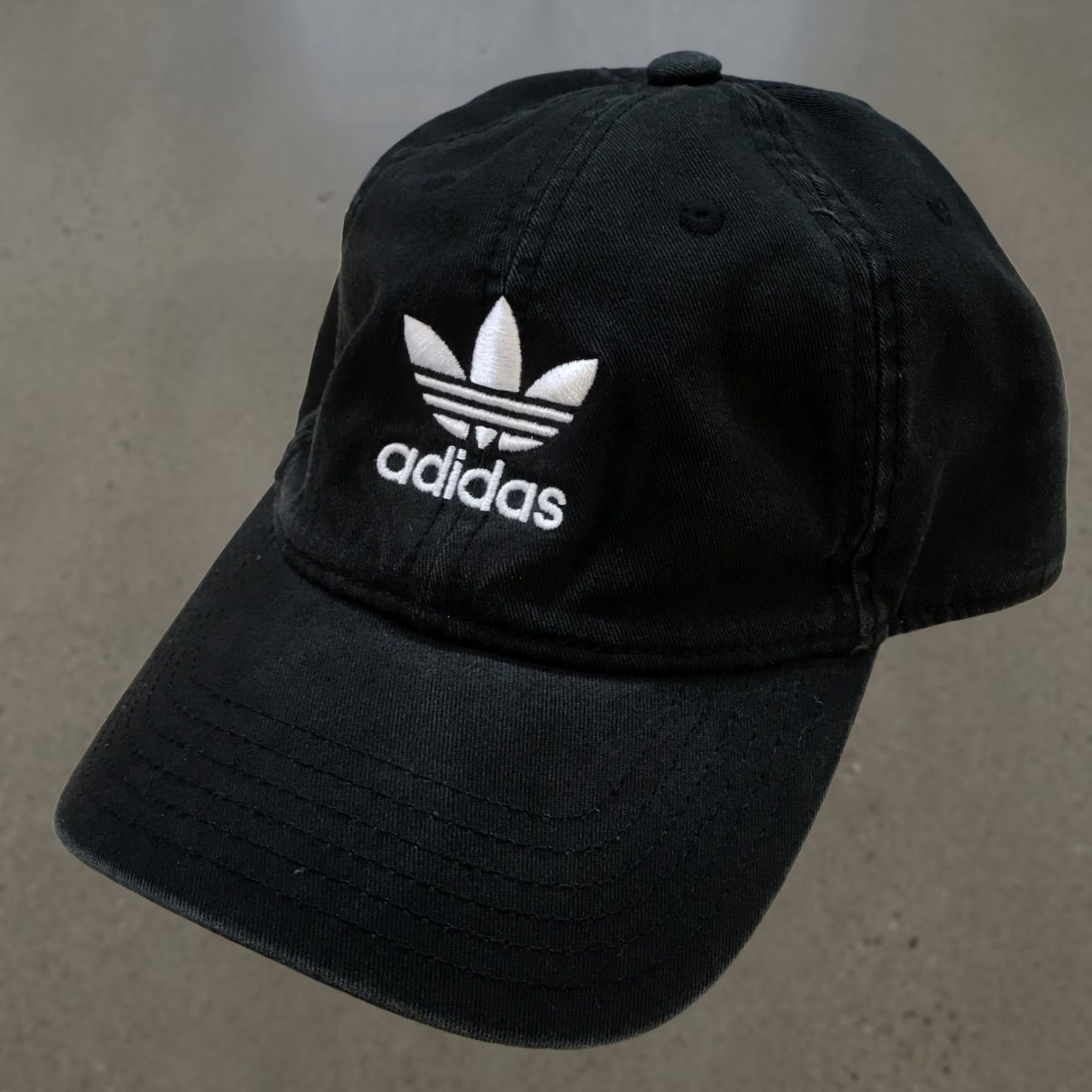 Adidas Adidas Baseball Cap Hat Mens Black OS Adjustable Embroidered Logo Size ONE SIZE - 1 Thumbnail