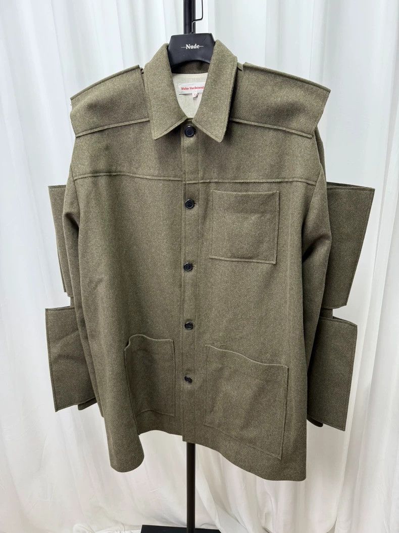 Walter Van Beirendonck walter van beirendonck Stitched tweed jacket coat Size US L / EU 52-54 / 3 - 1 Thumbnail