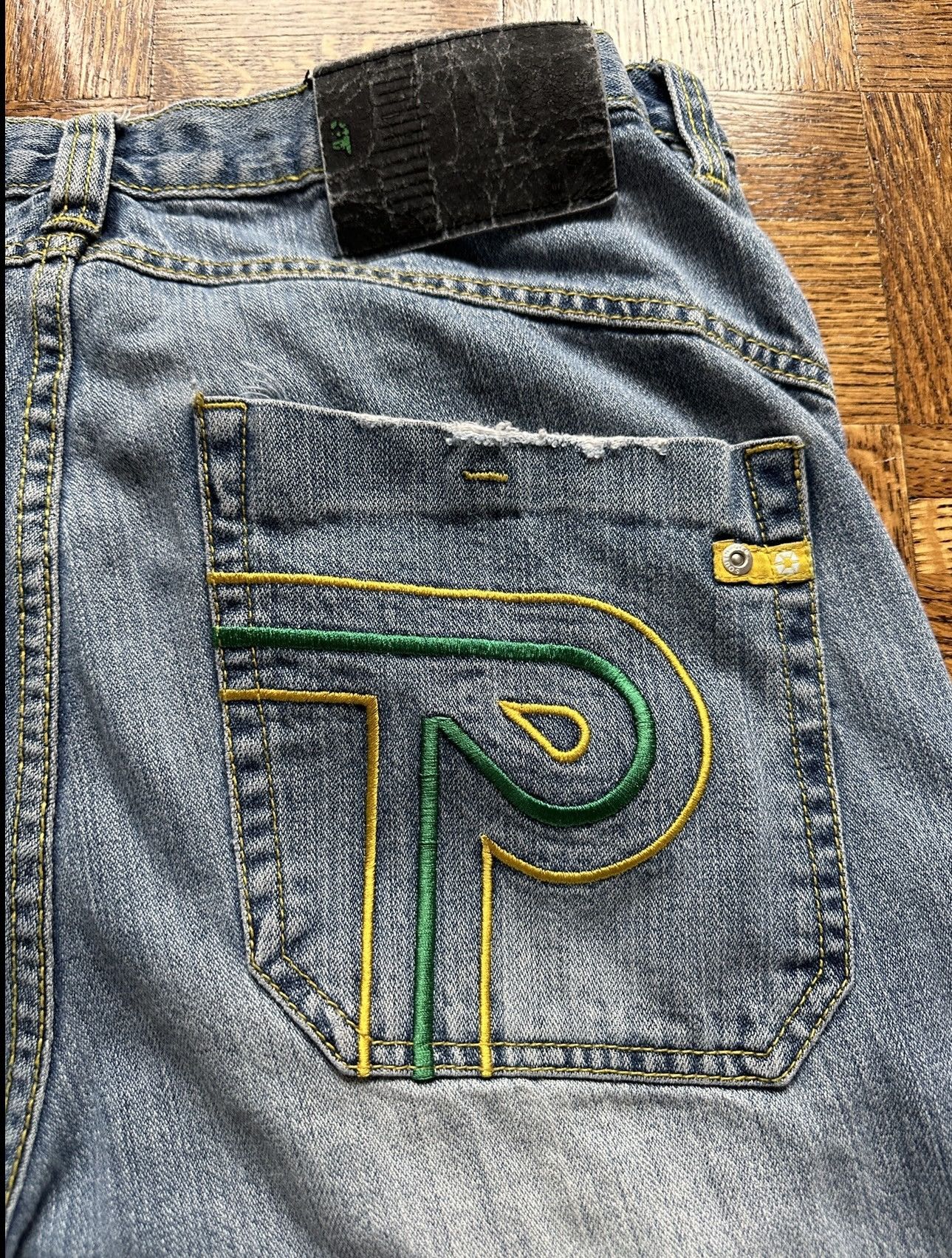 Southpole Vintage Y2K Southpole Embroidered Baggy Denim Jeans Size US 36 / EU 52 - 5 Thumbnail