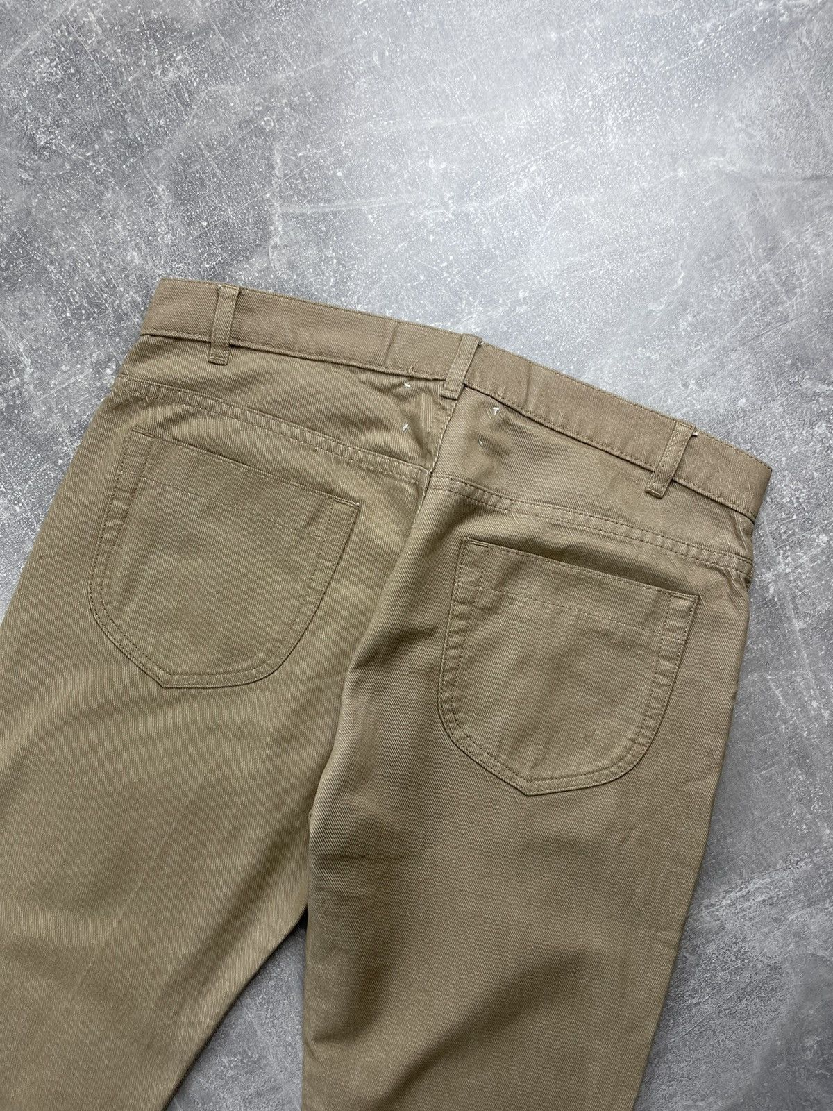 Maison Margiela Maison Martin Margiela Line 10 Beige Slim Denim Pants Size US 30 / EU 46 - 4 Thumbnail