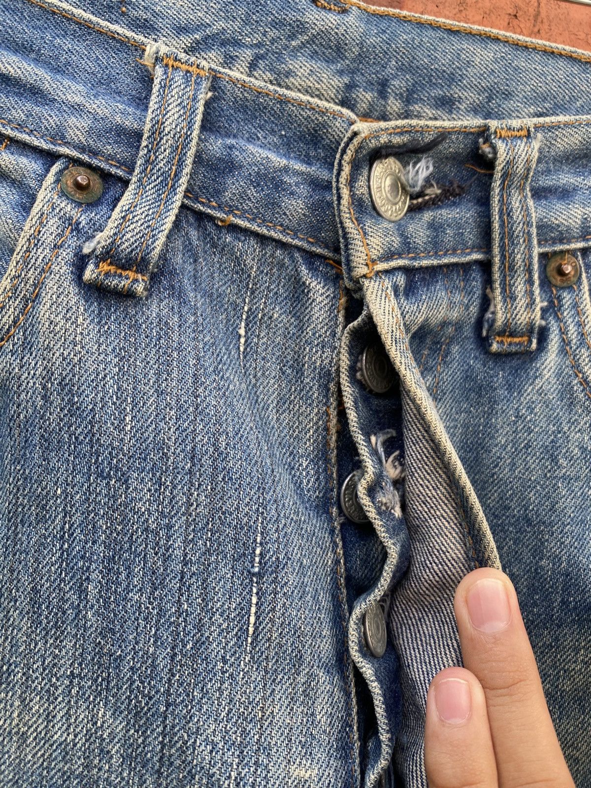 Levi's Vintage Clothing W29x30 Vintage levi's 501 redline distressed made in USA #6 Size US 29 - 5 Thumbnail