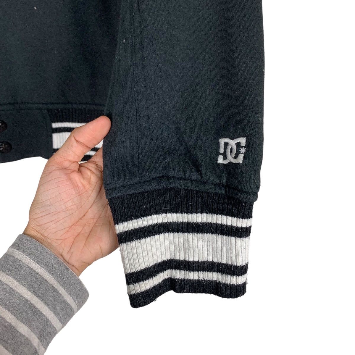 DC DC Shoe Company Big Logo Varsity Jacket #1177-C54 Size US M / EU 48-50 / 2 - 13 Thumbnail
