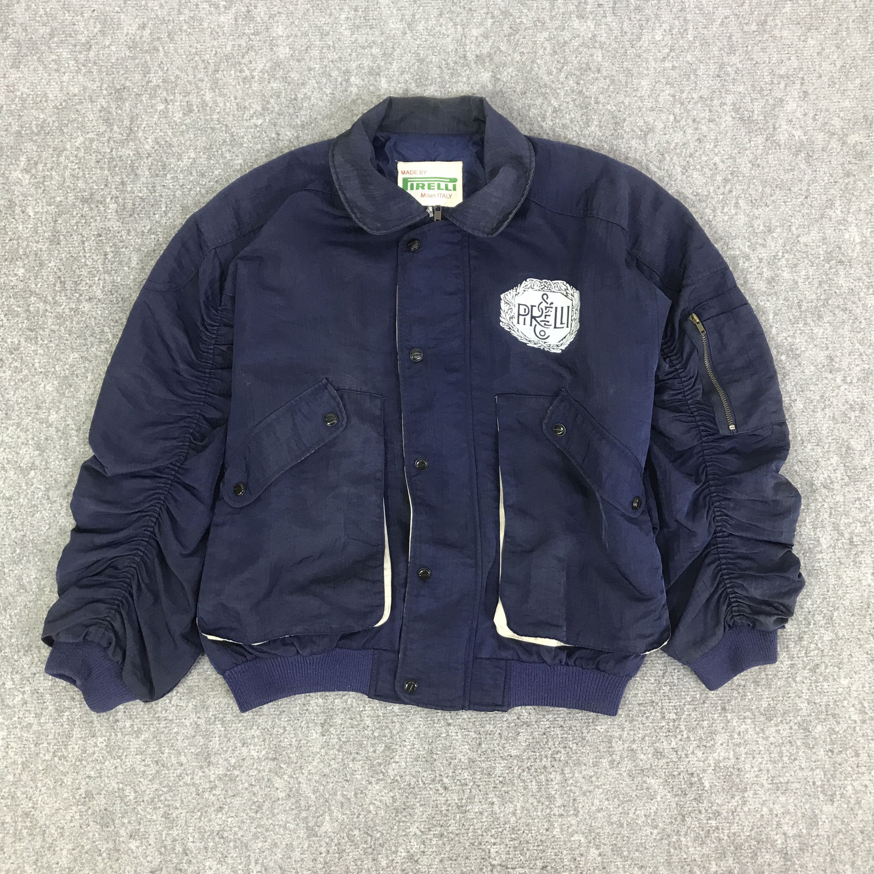 Pirelli VINTAGE PIRELLI BOMBER JACKET K85B2 Size US M / EU 48-50 / 2 - 2 Thumbnail