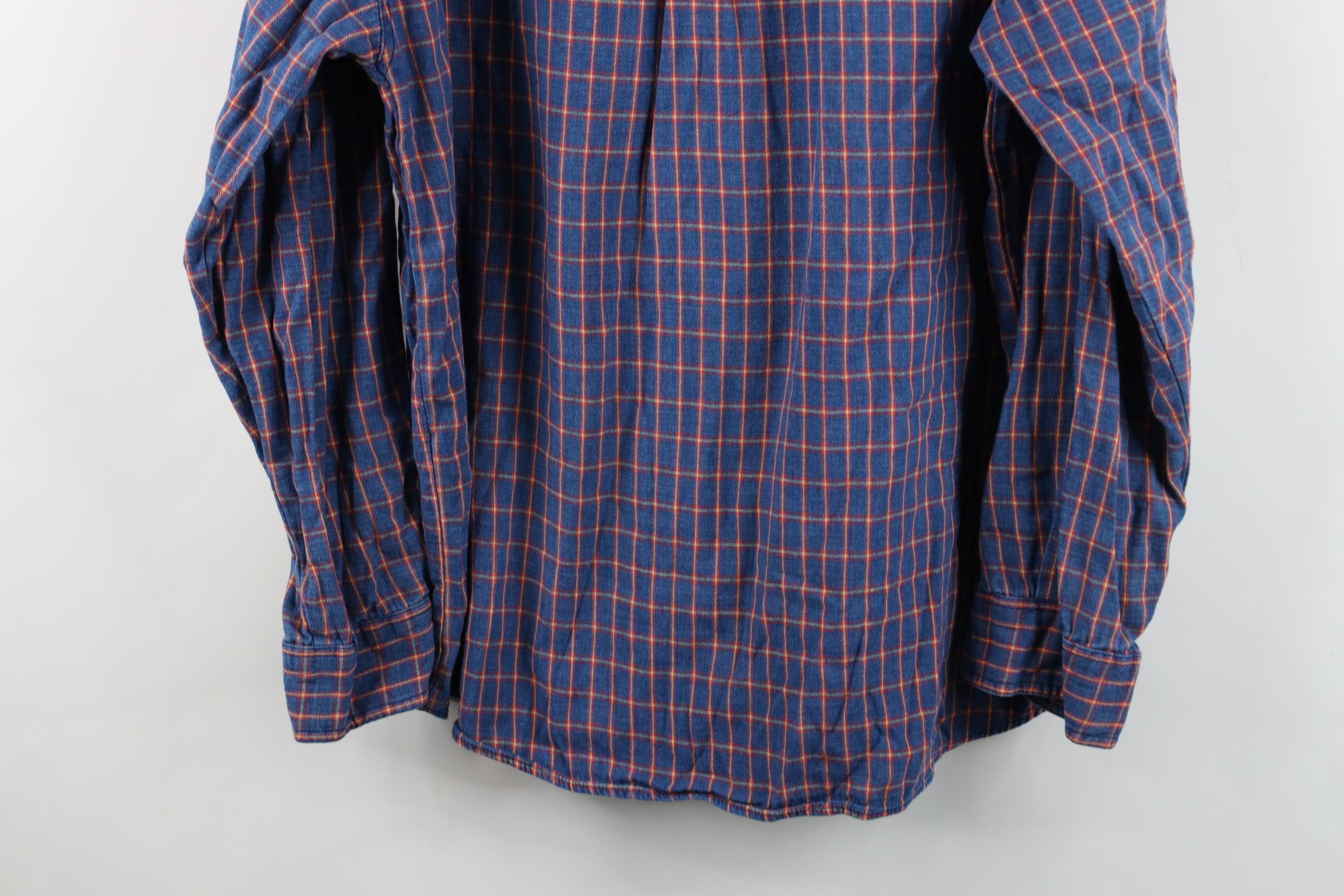 Vintage Vintage 90s Streetwear Fit Denim Collared Button Down Shirt Size US XL / EU 56 / 4 - 12 Thumbnail