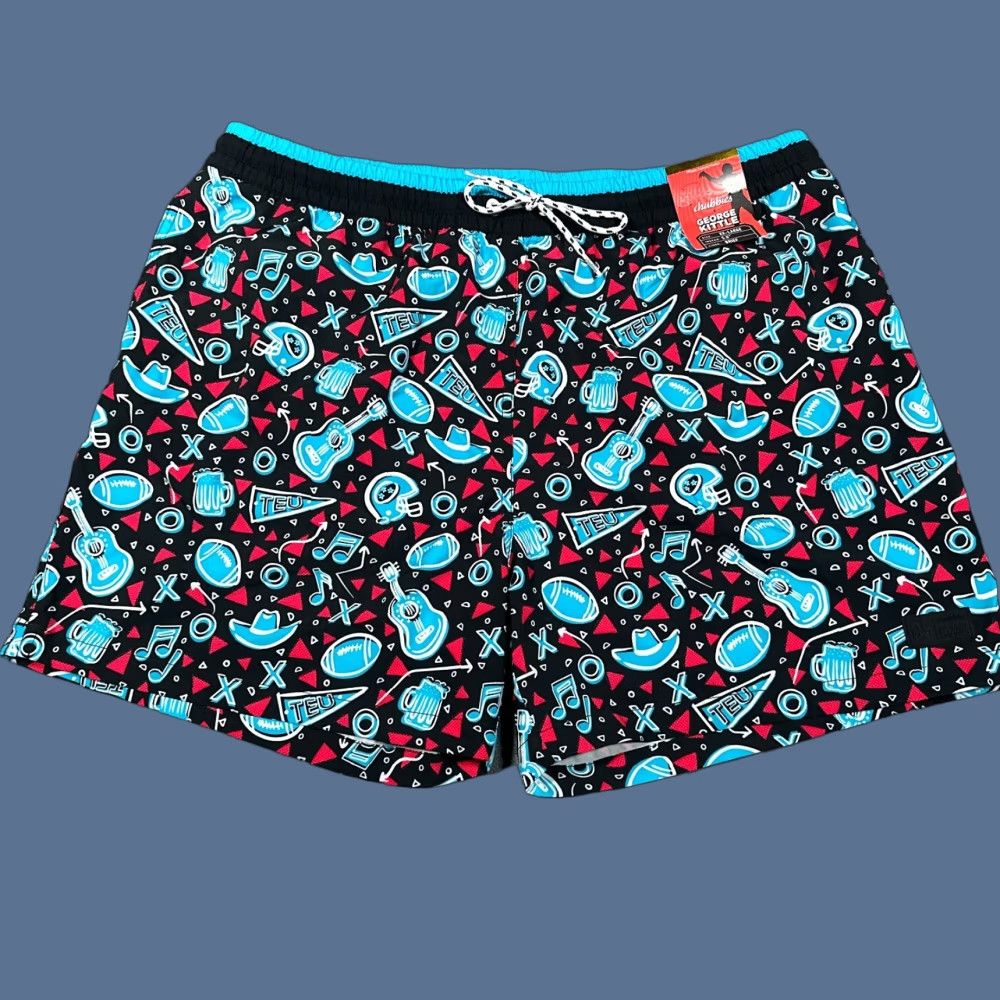 Chubbies Chubbies George Kittle Swim Trunks 2XL XXL Black Beer Football Cowboy Hat TEU USA American Beach Hawaiian Hip Hop Hipster Tribal Sports Baseball? Size ONE SIZE - 1 Thumbnail