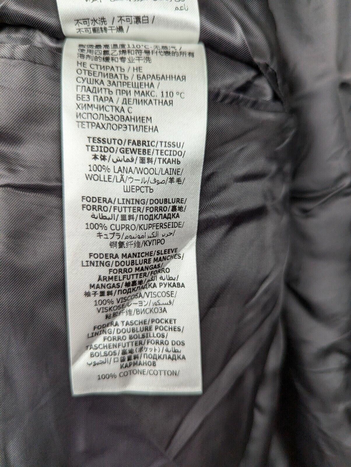 Alexander McQueen 2021 MCQUEEN Mens Asymmetrical Glen Plaid Blazer Jacket Size 46R - 11 Thumbnail