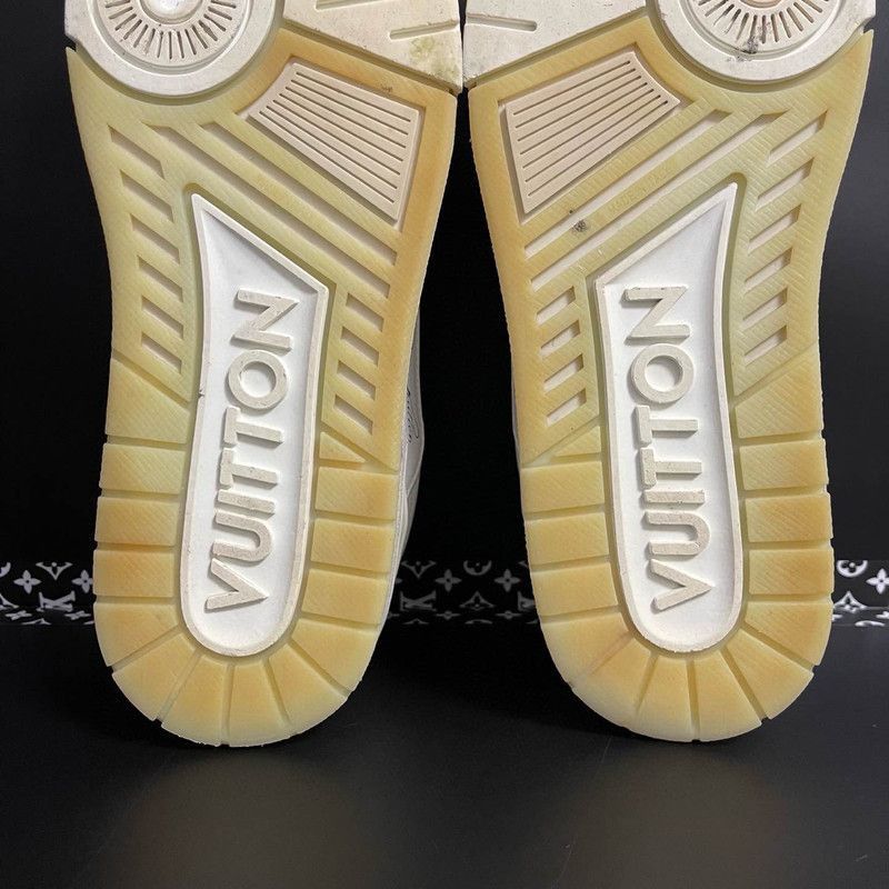 Louis Vuitton Louis Vuitton White Cement Low-top Fashion Sneakers -2508 Size US 9.5 / IT 39.5 - 7 Thumbnail