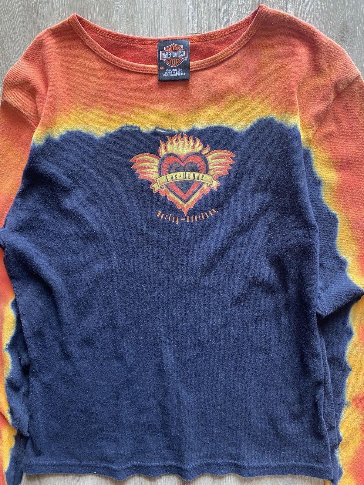 Harley Davidson × Vintage Vintage Harley Davidson Long Sleeve Top Size XL / US 12-14 / IT 48-50 - 2 Thumbnail
