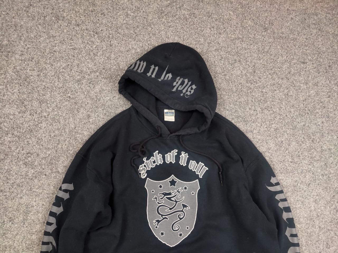 Other 90s Vintage Sick Of It All City Of New York Hardcore Hoodie Size US L / EU 52-54 / 3 - 4 Thumbnail