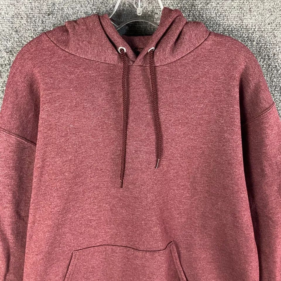 Champion Champion Hoodie Men's Large Burgundy Pullover Drawstring Eco Size US L / EU 52-54 / 3 - 2 Thumbnail