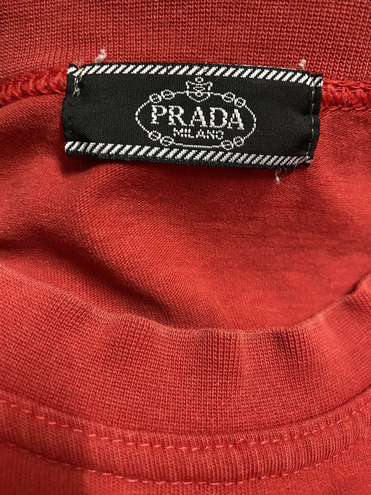 Vintage 🔥 🔥 Vintage 90’s Prada Men’s Tee Shirt Size US M / EU 48-50 / 2 - 4 Thumbnail