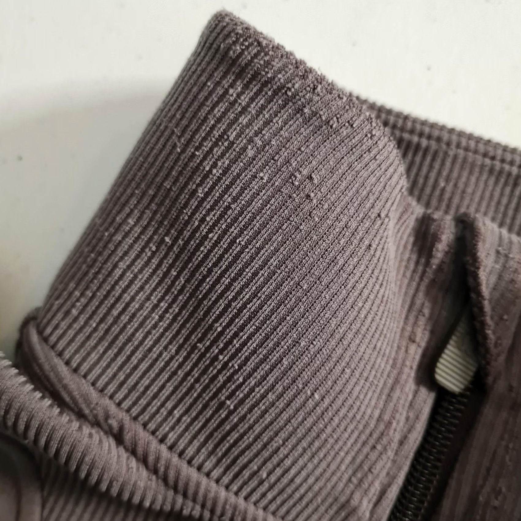 Lululemon Lululemon Sweatshirt Womens 2 Brown Espresso Brushed Softstreme Ribbed Half Zip Pullover Size XS / US 0-2 / IT 36-38 - 4 Thumbnail