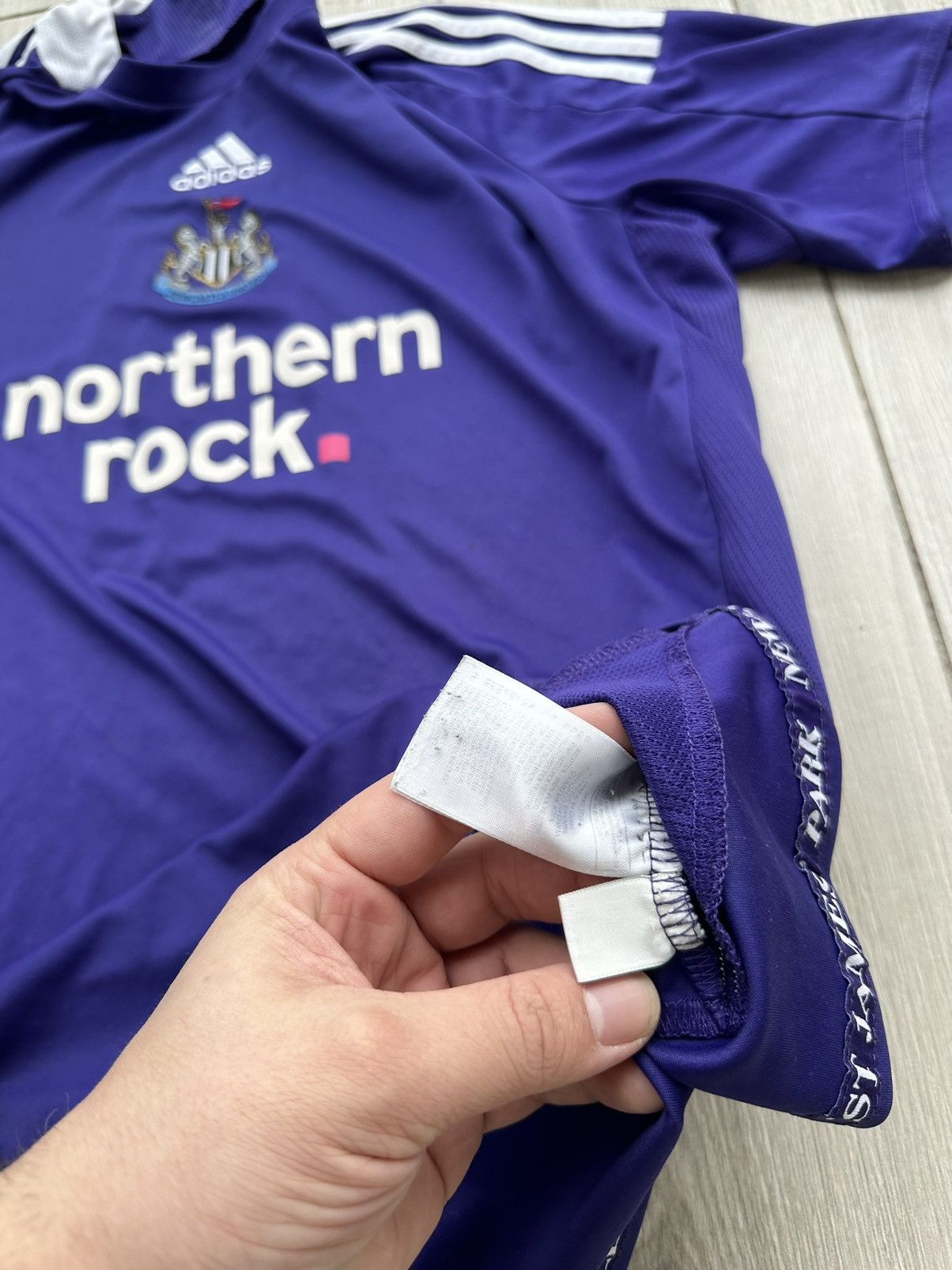 Adidas × Vintage 2008 2009 Newcastle United Adidas Away Purple Soccer Jersey Size US M / EU 48-50 / 2 - 8 Thumbnail