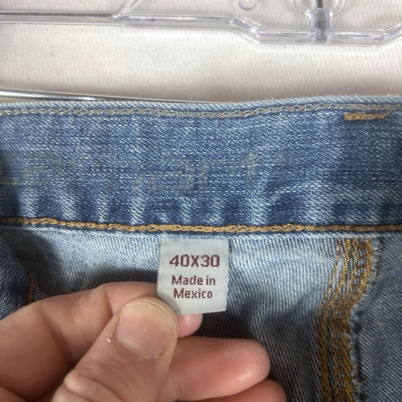 Carhartt Carhartt Jeans Mens 40x30 Rugged Flex Relaxed Straight Leg Denim Blue 5-Pocket Comfort Stretch Work Regular Size Size US 40 / EU 56 - 6 Thumbnail