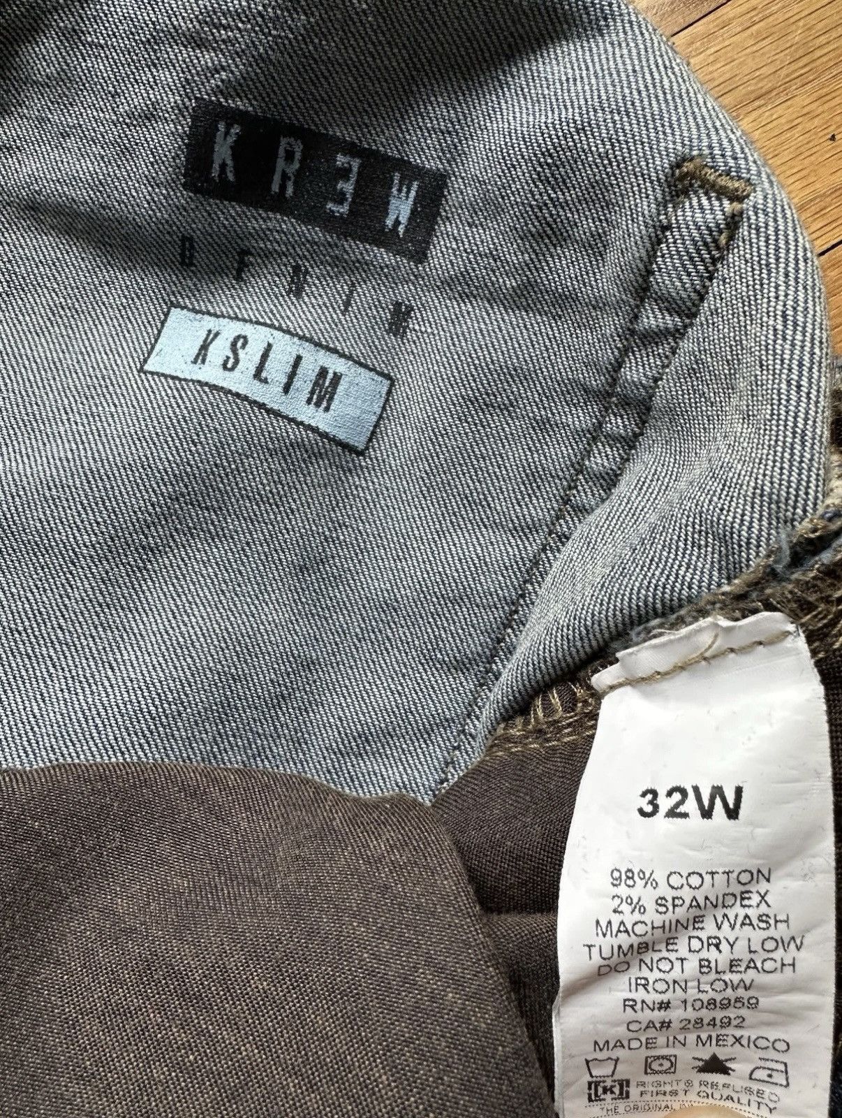 KREW KREW K slim Size US 32 / EU 48 - 3 Thumbnail