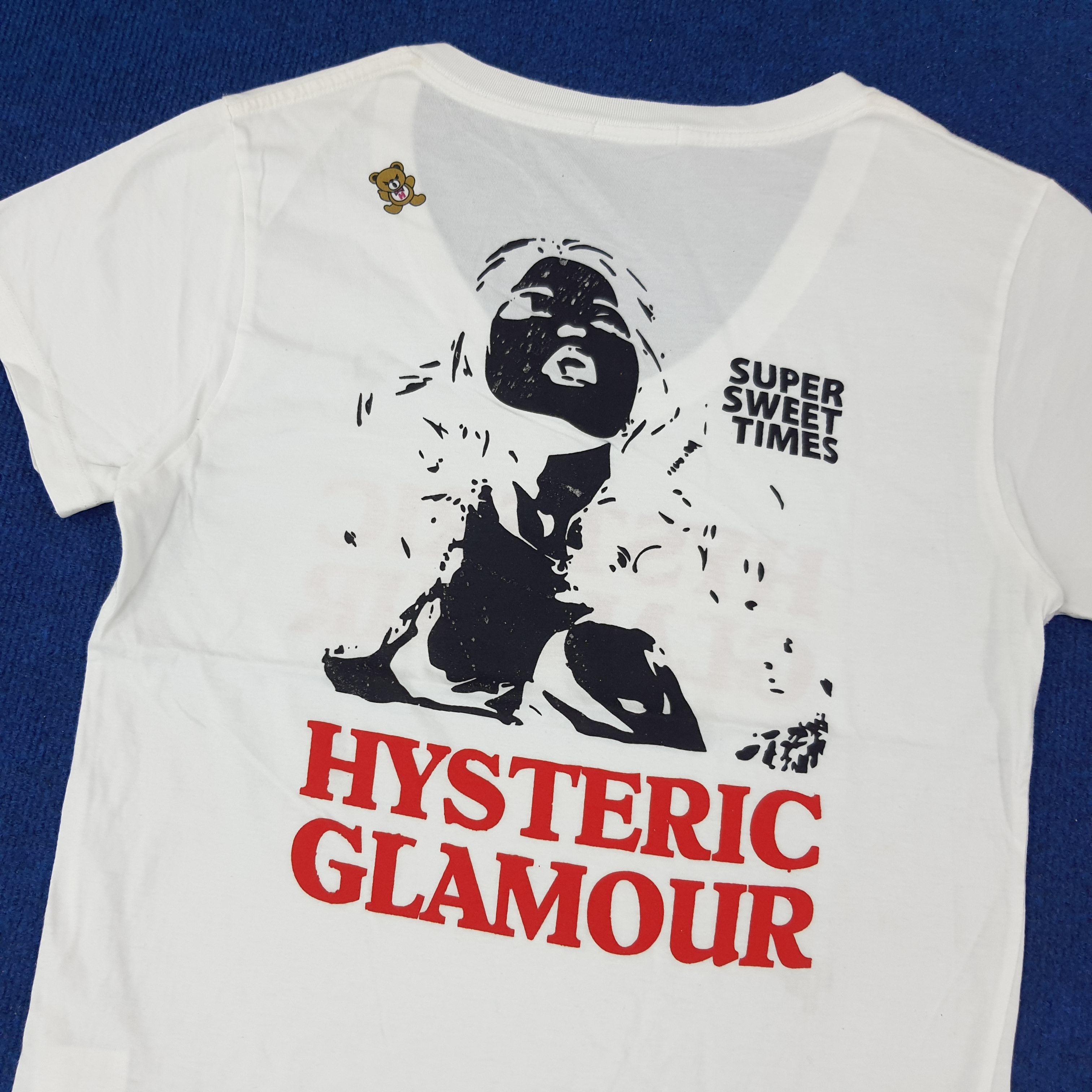 Hysteric Glamour × Japanese Brand × Vintage Vintage Hysteric Glamour Japan Custom Logo Tshirt C219N49 Size S / US 4 / IT 40 - 4 Thumbnail