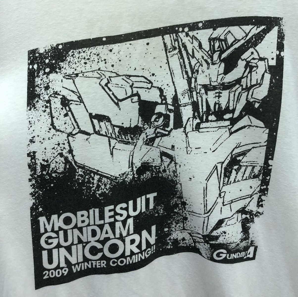 Anime Vintage Mobile Suit Gundam Unicorn 2009 Winter Coming Shirt Size US M / EU 48-50 / 2 - 3 Thumbnail