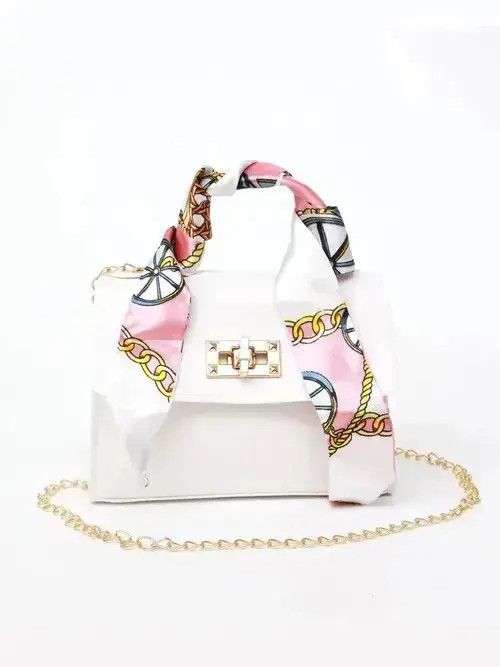 High Sport Bag Scarf Mini Chain Single Shoulder bag Size ONE SIZE - 4 Thumbnail