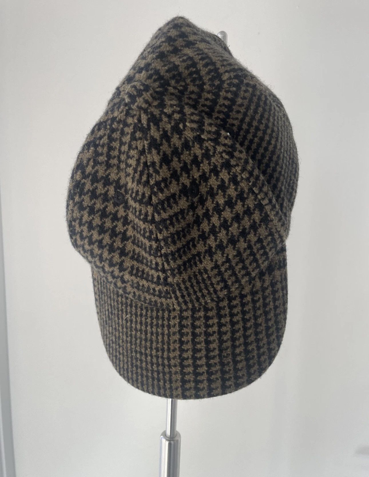 Dries Van Noten Dries van noten wool houndstooth baseball cap hat Size ONE SIZE - 1 Thumbnail