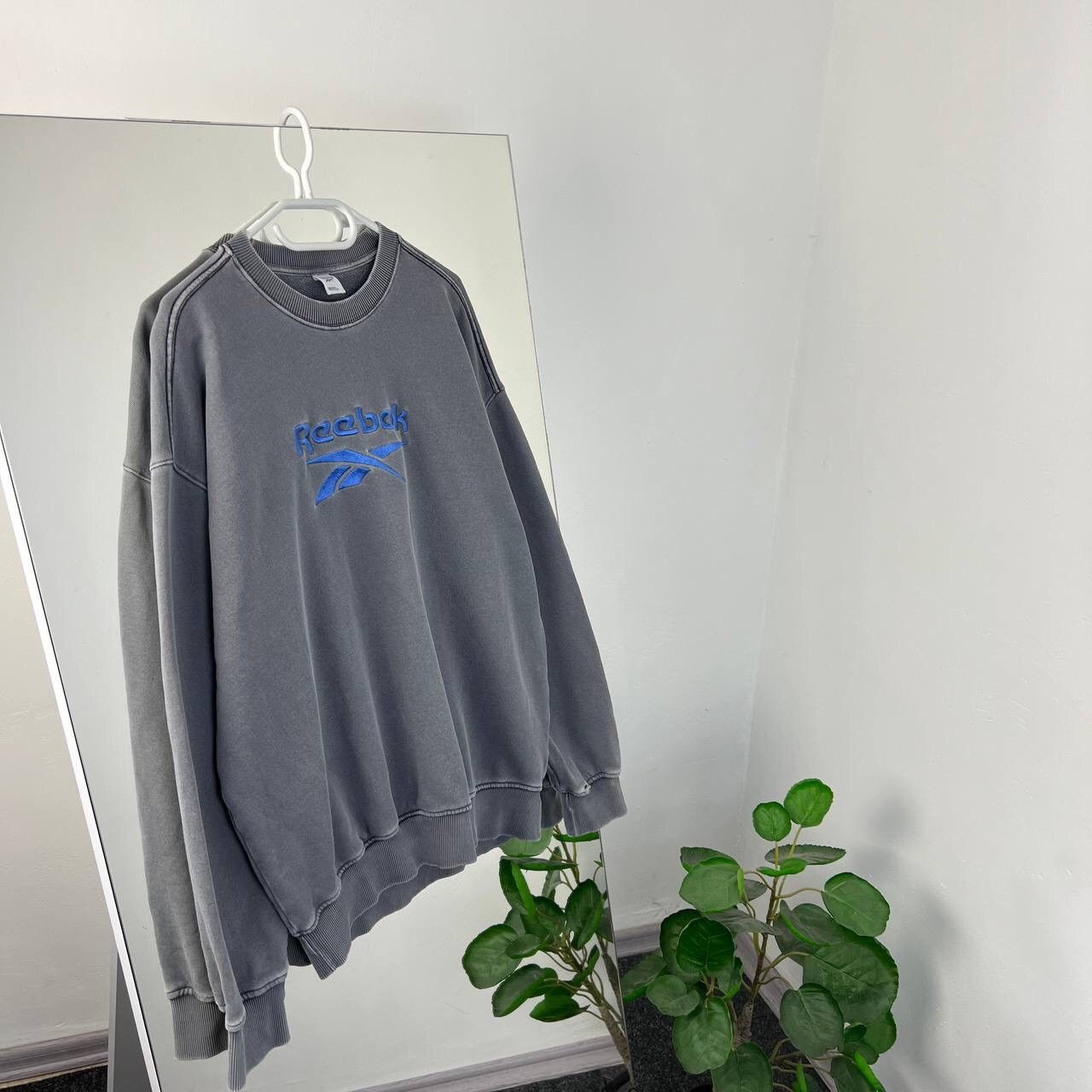 Reebok Reebok Sweatshirt Big Logo Faded Boxy Fit Size US M / EU 48-50 / 2 - 1 Thumbnail