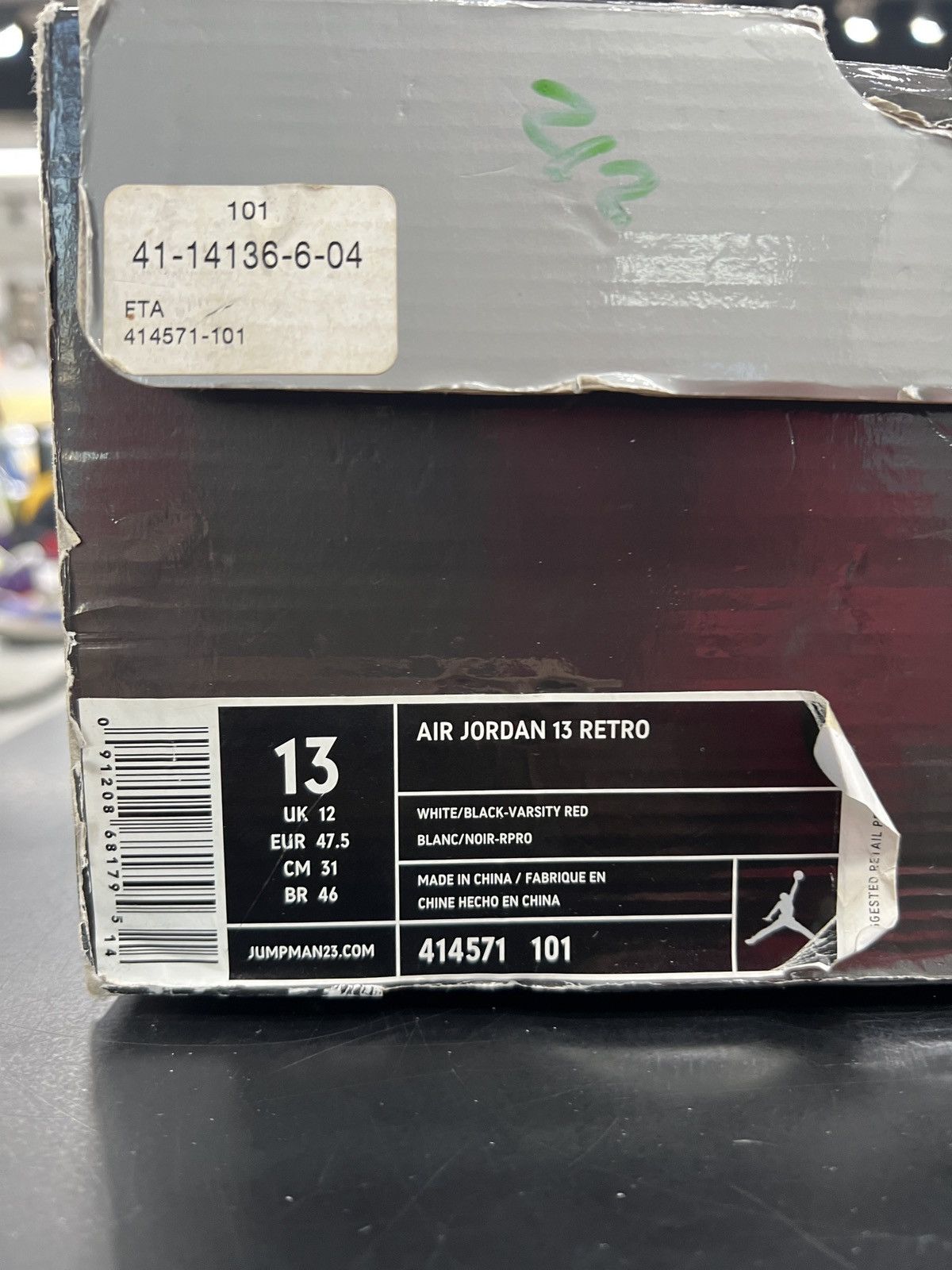 Jordan Brand Air Jordan 13 Bred Sz. 12 (2013) Size US 12 / EU 45 - 11 Thumbnail