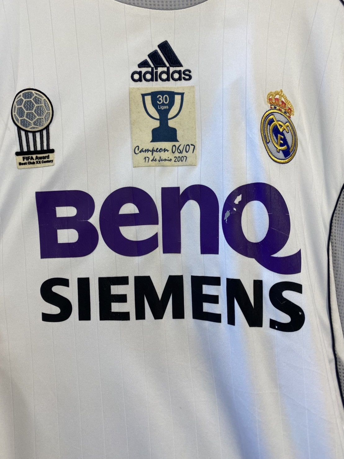2006-2007 Real Madrid Home Kit BECKHAM 23
