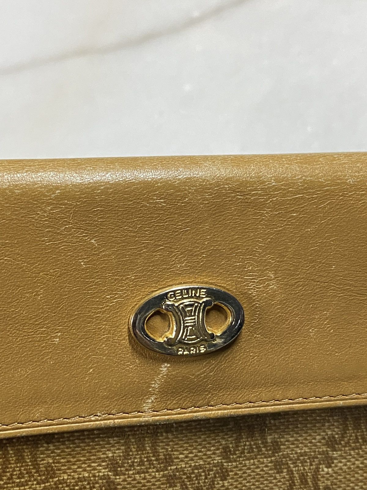 Celine Celine Monogram Leather Women’s Bifold Wallet Preowned Size ONE SIZE - 2 Thumbnail