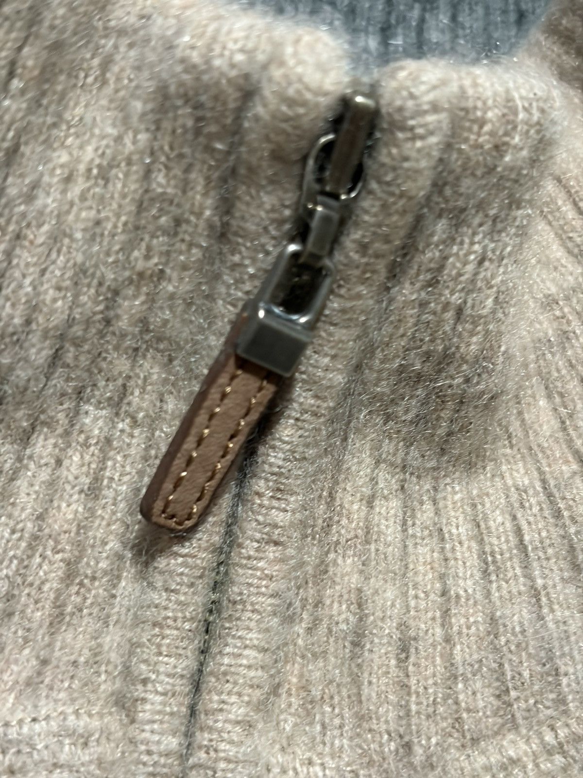 Nordstrom John W. Nordstrom Sweater Cashmere 1/4 Zip Pullover Knit Size US XL / EU 56 / 4 - 4 Thumbnail