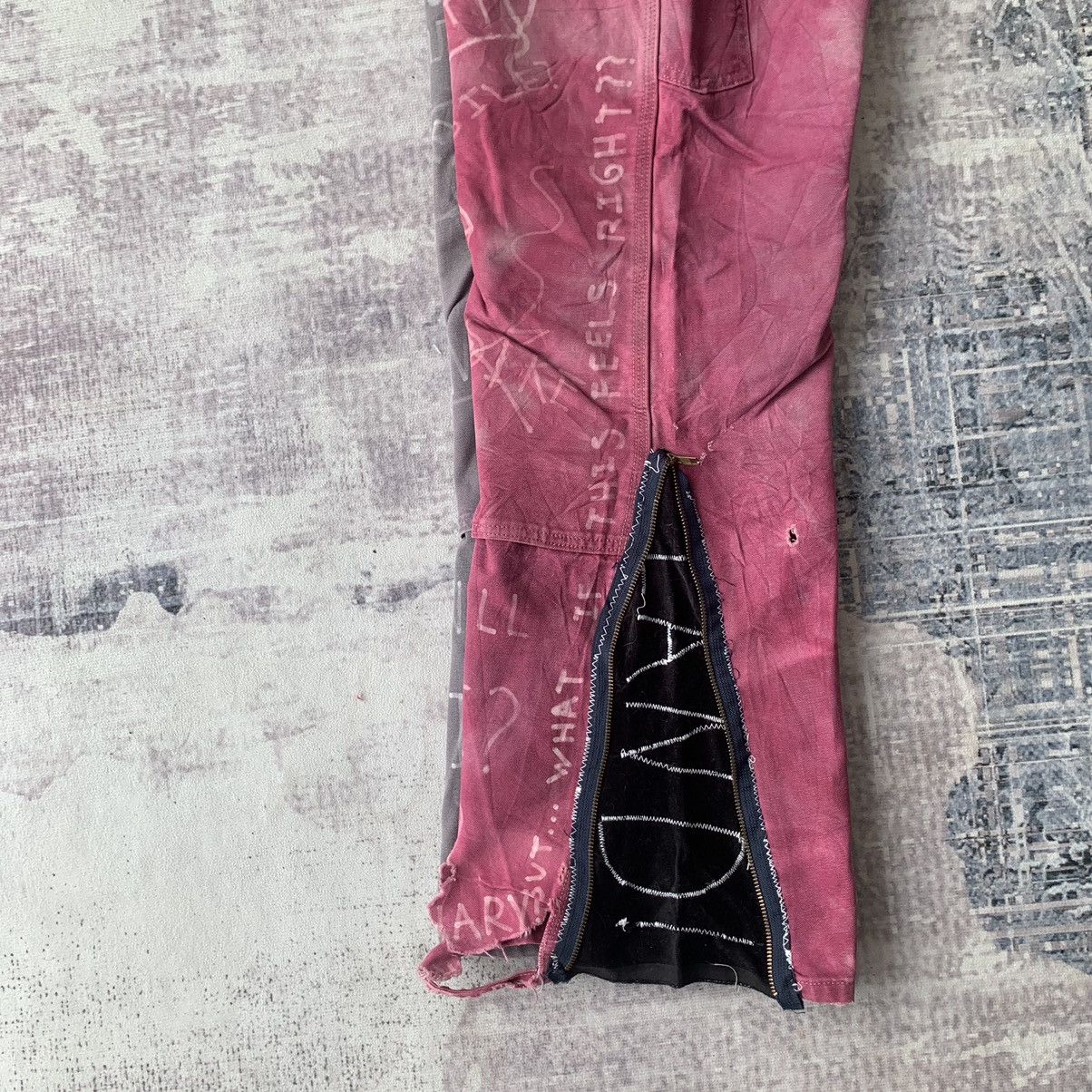 Carhartt Vintage Carhartt Double Knee Custom Flare Harley Quinn Vibe Size US 34 / EU 50 - 8 Thumbnail