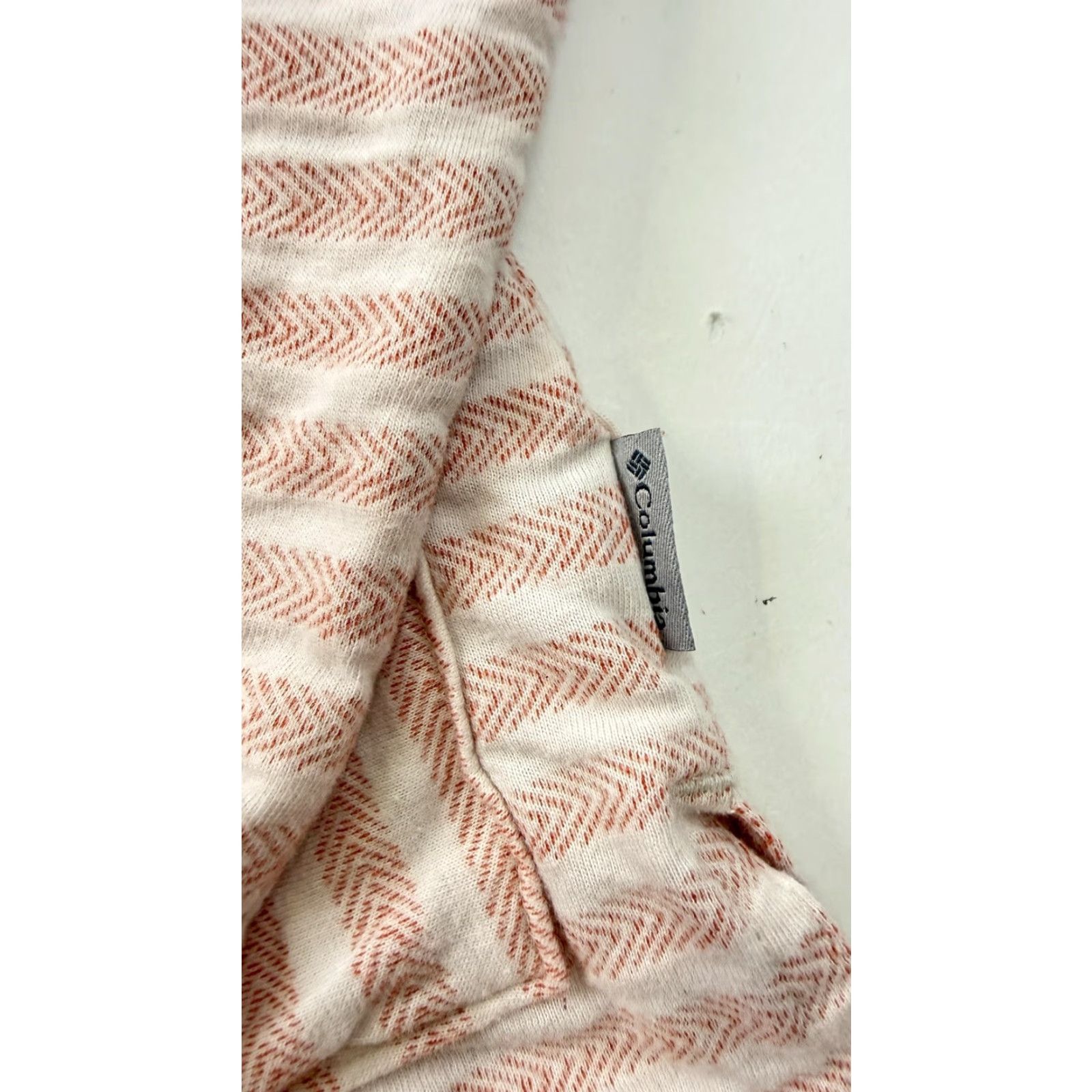 Pinko Columbia Hoodie Womens Small Pink White Stripe Zip Up Soft Cozy Fleece Jacket Size S / US 4 / IT 40 - 4 Thumbnail