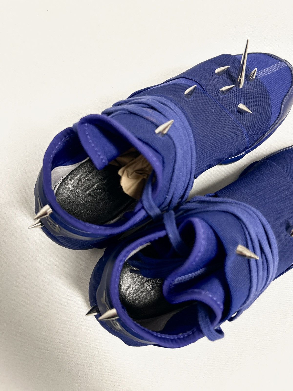 Y-3 2016 Qasa High Spiked Sneakers Size US 7.5 / EU 40-41 - 8 Thumbnail
