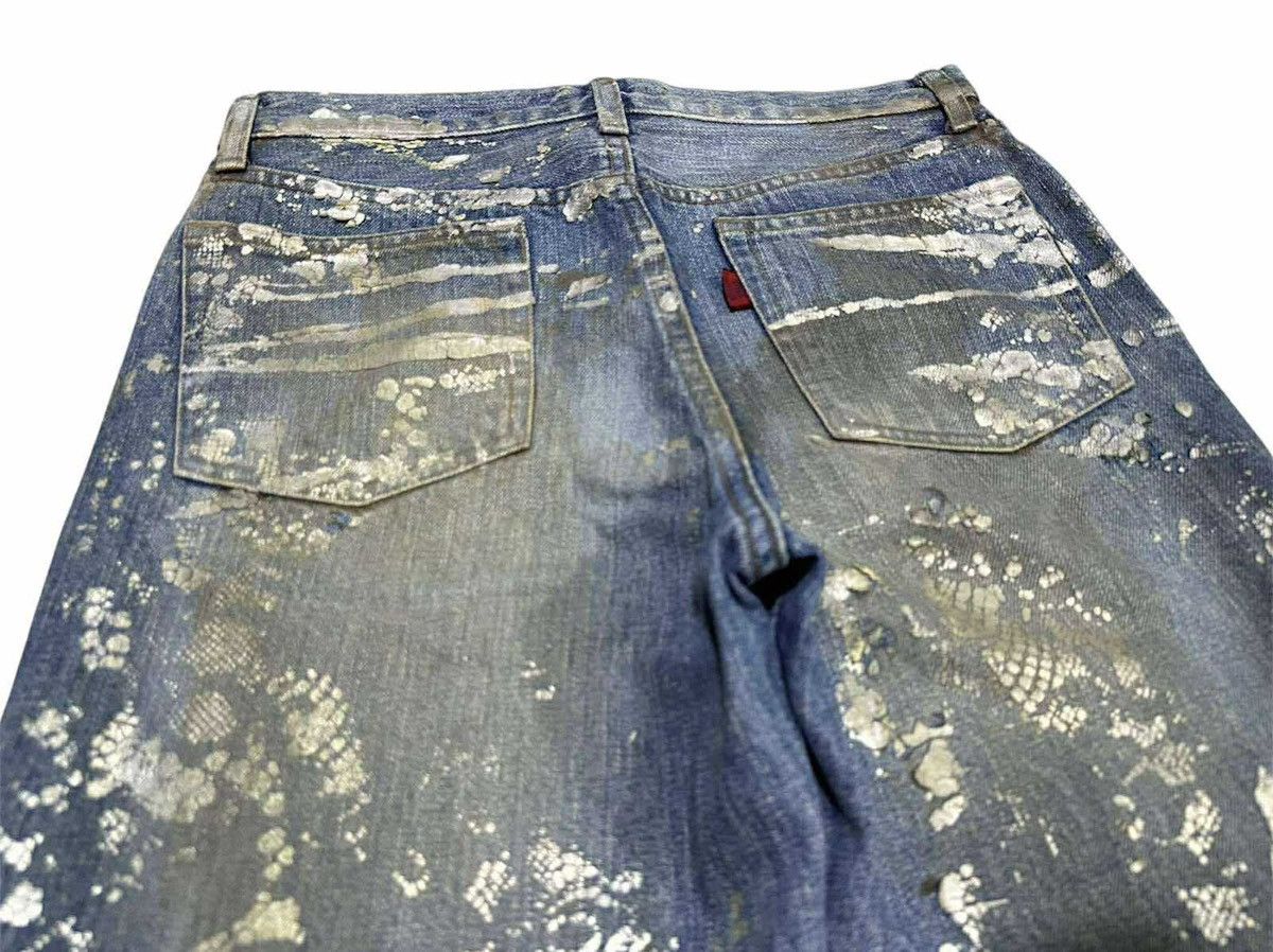 Yoshiyuki Konishi 🔥Archived Yoshiyuki Konishi Splatter Gold Painted Denim Size US 28 / EU 44 - 9 Thumbnail