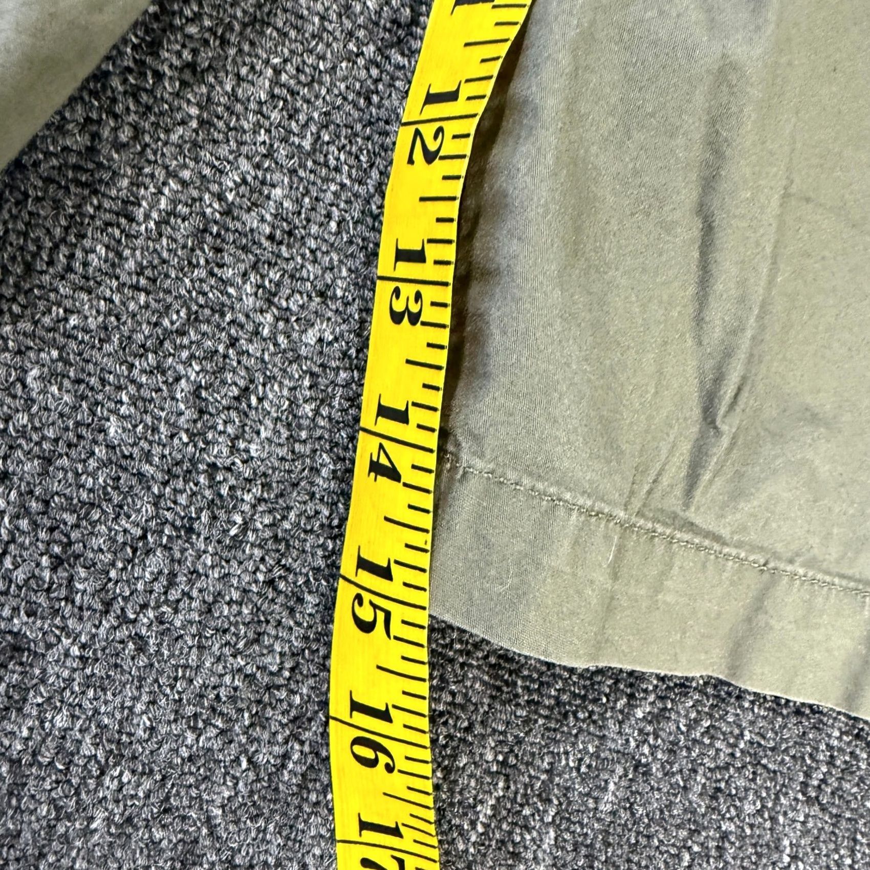 Vintage VINTAGE Capri Shorts Baggy Cotton Cargo Green Women's M Size 32" / US 10 / IT 46 - 4 Thumbnail