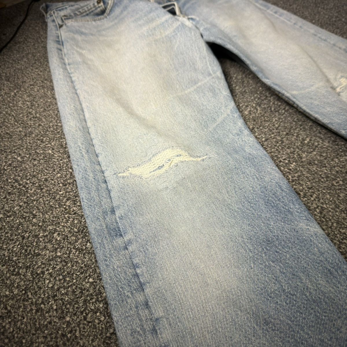 Levi's Vintage Clothing 🔥🇺🇸 Vintage Levis 501 Classic Aging Distressed Denim Size US 33 - 5 Thumbnail