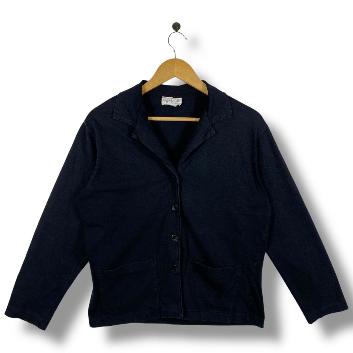 agnes b. AGNES B. Paris Double Pockets Buttons Cardigans Sweater Size M / US 6-8 / IT 42-44 - 1 Thumbnail