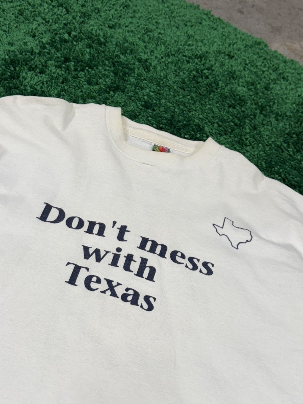 Fruit Of The Loom Vintage Don't Mess With Texas Fruit of The Loom Tee XL Size US XL / EU 56 / 4 - 2 Thumbnail