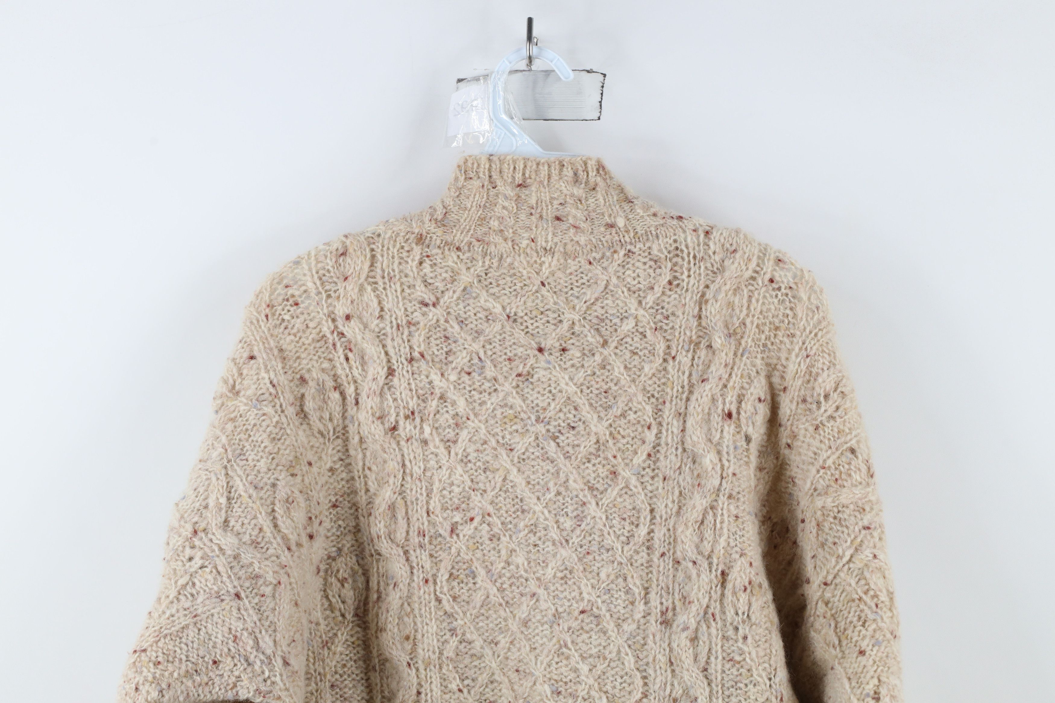 Vintage Vintage 90s Streetwear Embroidered Leaf Fisherman Sweater Size M / US 6-8 / IT 42-44 - 13 Thumbnail