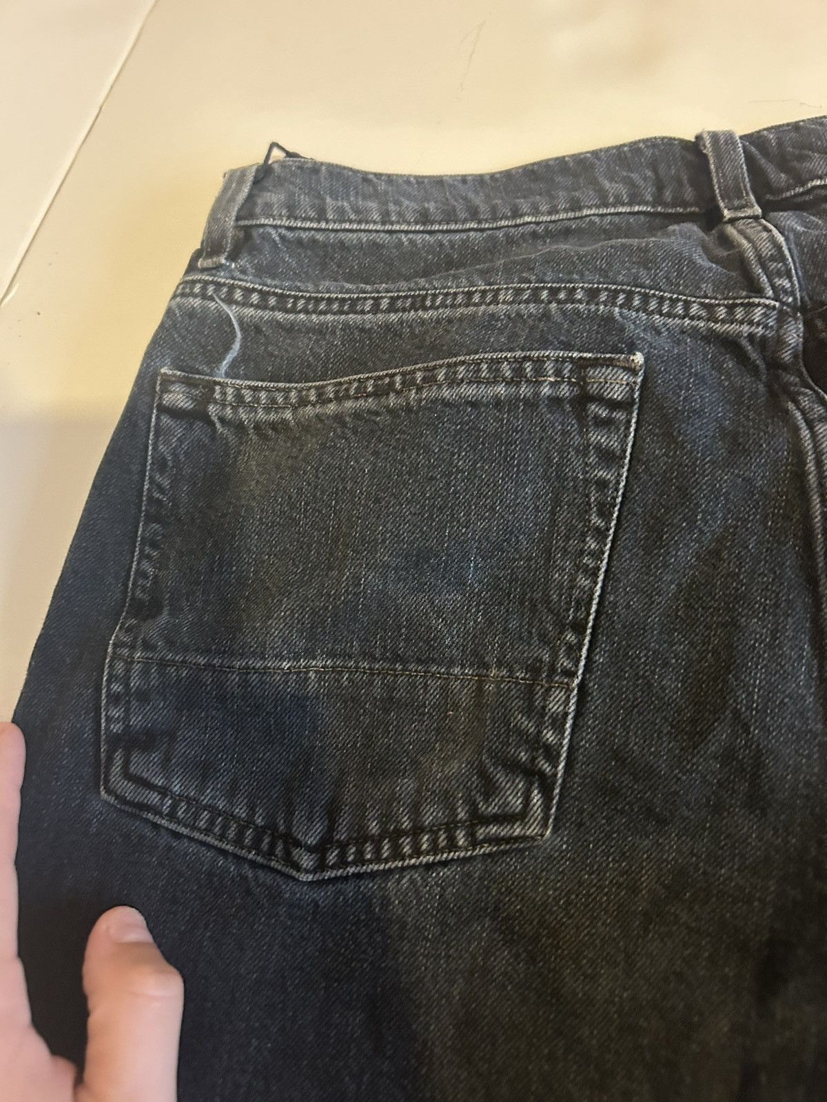 7 For All Mankind 7 FOR ALL MANKIND BLACK DENIM 30x30 Size US 30 / EU 46 - 4 Thumbnail