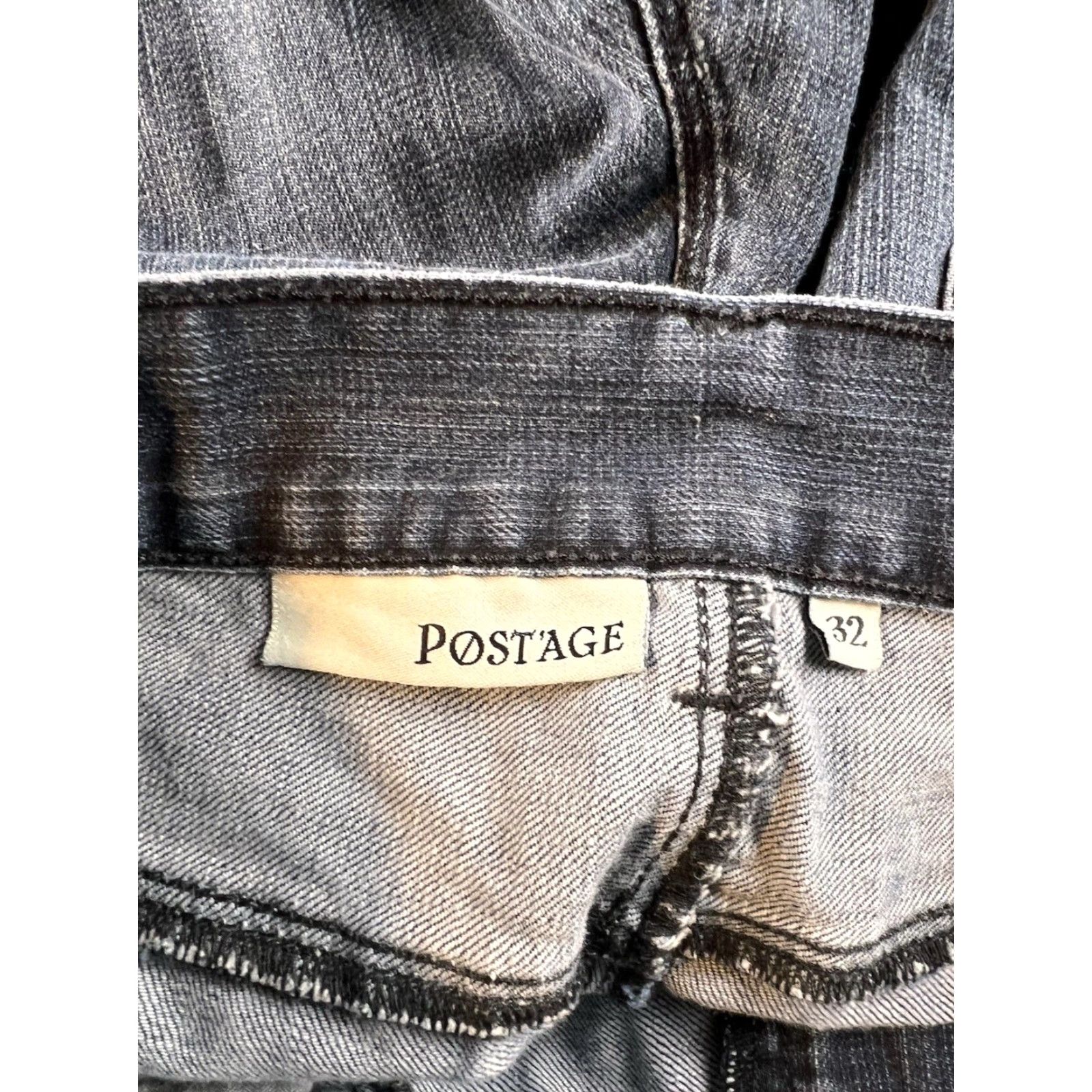 Denime Postage Jeans Mens 32 Blue Straight Dark Wash Denim Boho Jeans Regular 5-Pocket Design Size US 32 / EU 48 - 7 Thumbnail