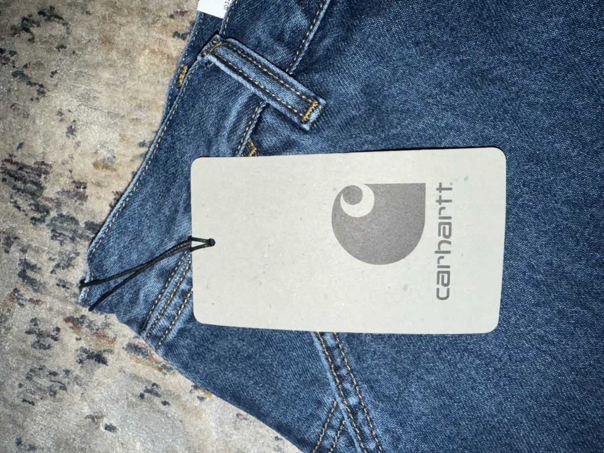 Carhartt × Carhartt Wip Carhartt WIP Single Knee Blue Jeans Knit Shorts Sz 38 Size US 38 / EU 54 - 2 Thumbnail
