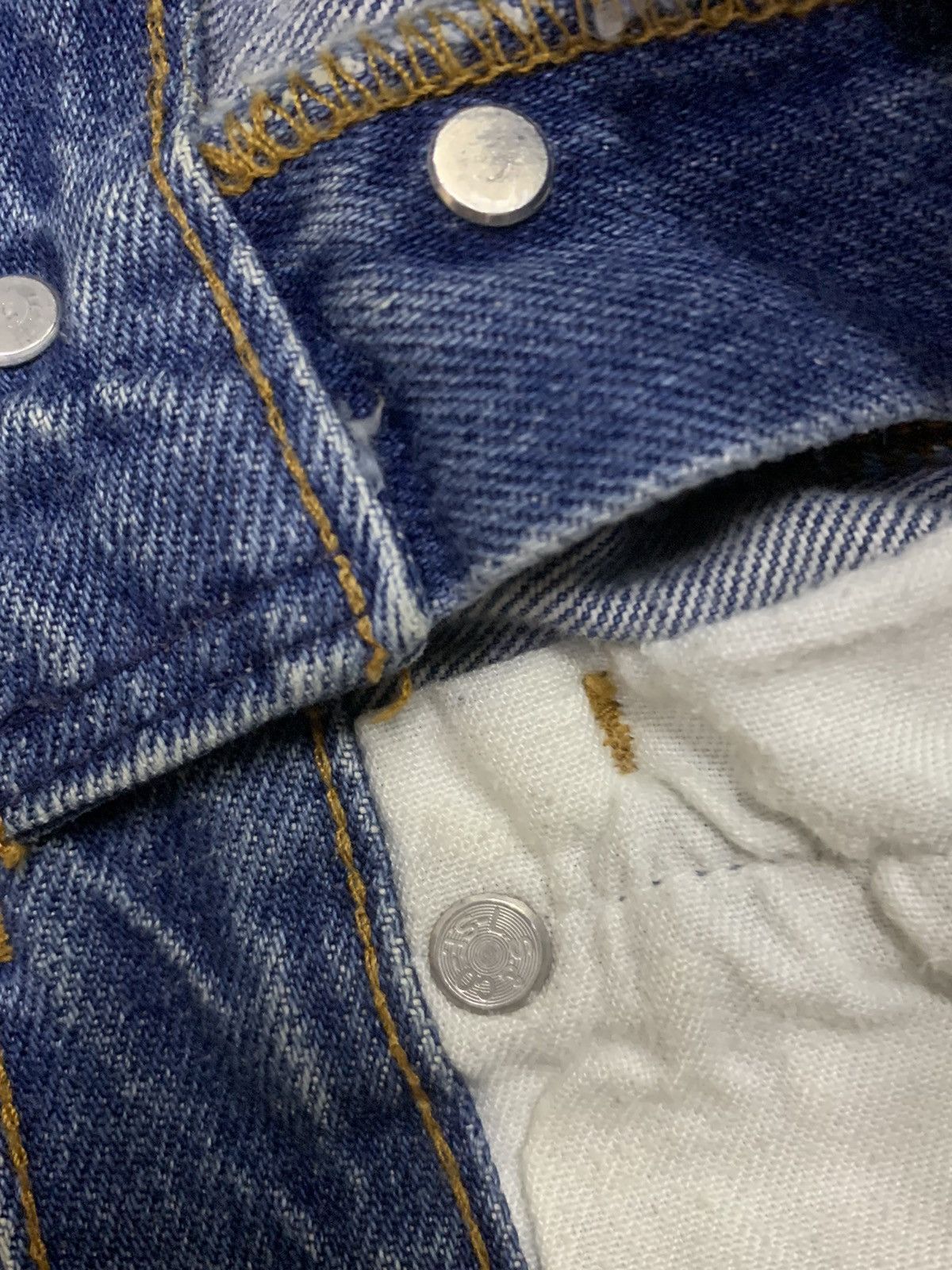 Levi's × Vintage Vintage Levis 501 Bowcut Add Flare Tailor Jeans Size US 29 - 9 Thumbnail