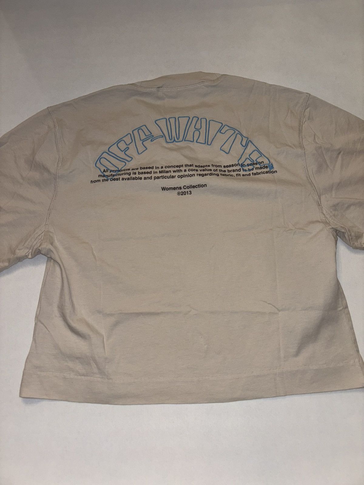Off-White Off-White Beige Graphic Crop Size S / US 4 / IT 40 - 2 Thumbnail