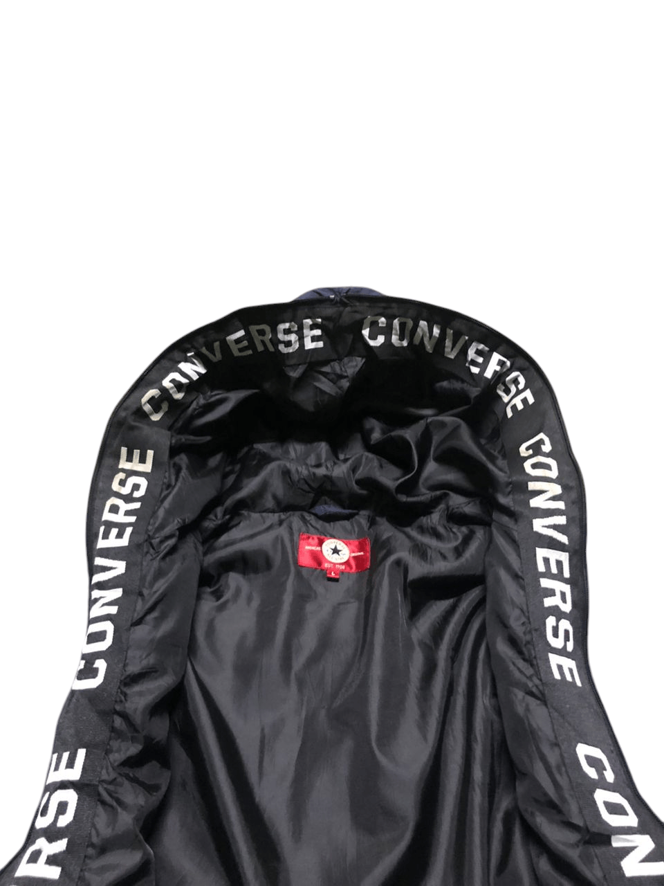Converse Converse Puffer Jacket Full Zipper Hoodie Size US L / EU 52-54 / 3 - 9 Thumbnail