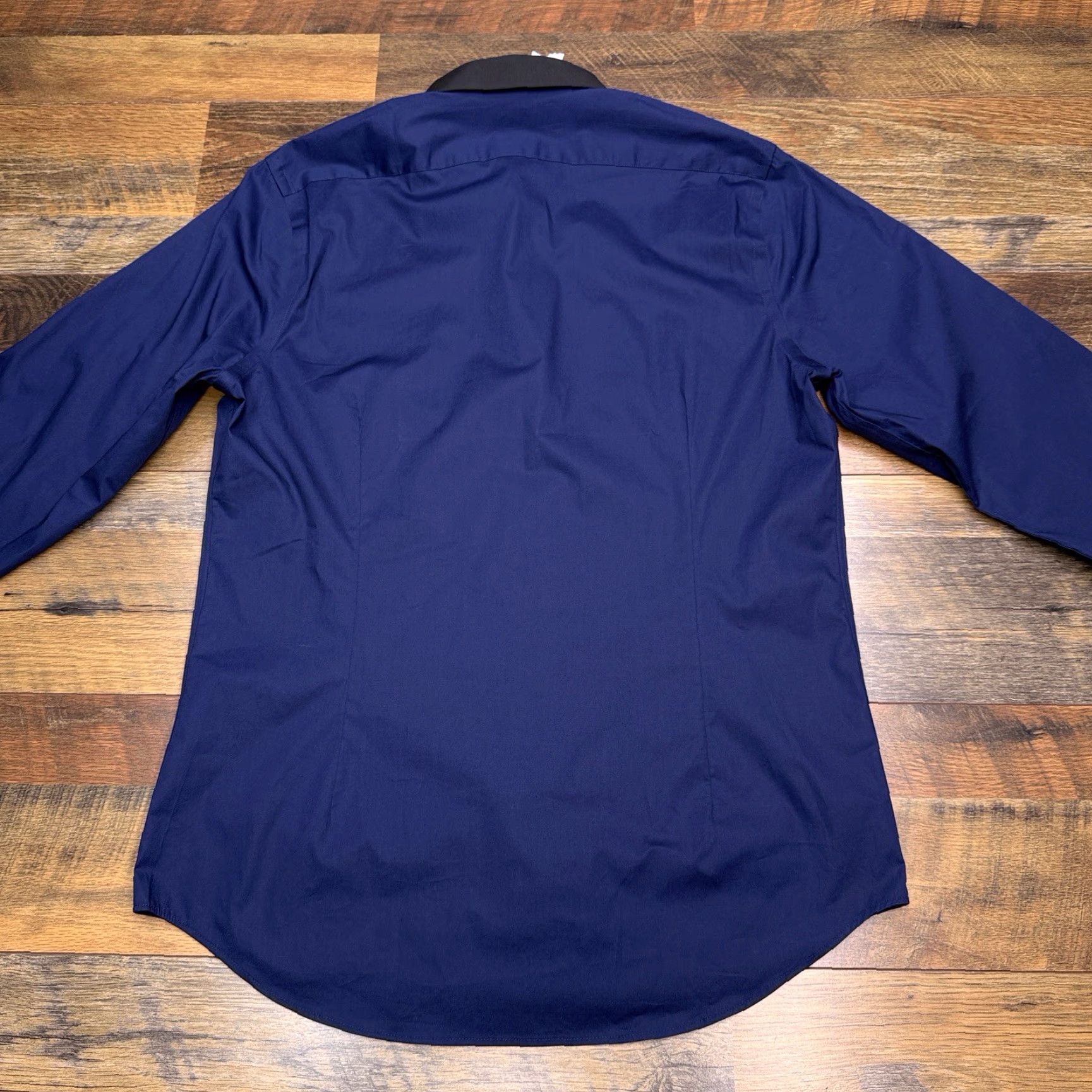 Express Express Shirt Mens Large L Blue Button-Up Slim Stretch Knit Button Up New Size US L / EU 52-54 / 3 - 4 Thumbnail