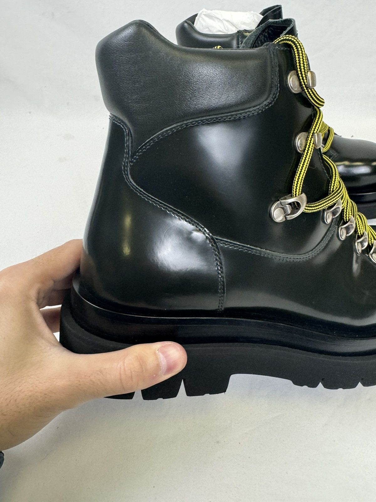 Bottega Veneta o1n1vont1224 Lug Hiking Ankle Boots in Dark Green Size US 10.5 / EU 43-44 - 10 Thumbnail
