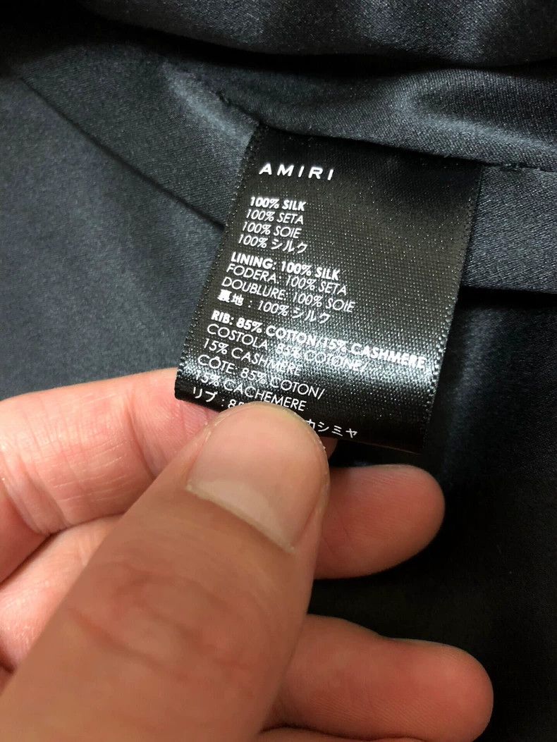 Amiri Amiri MA1 Silk Cotton Bomber Jacket Size US M / EU 48-50 / 2 - 9 Thumbnail
