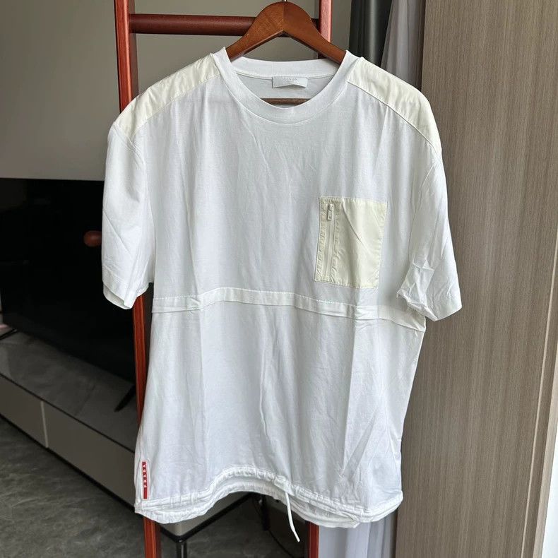 Prada Prada Limited Edition White Short Sleeve Tee - dmc Size US XL / EU 56 / 4 - 1 Thumbnail