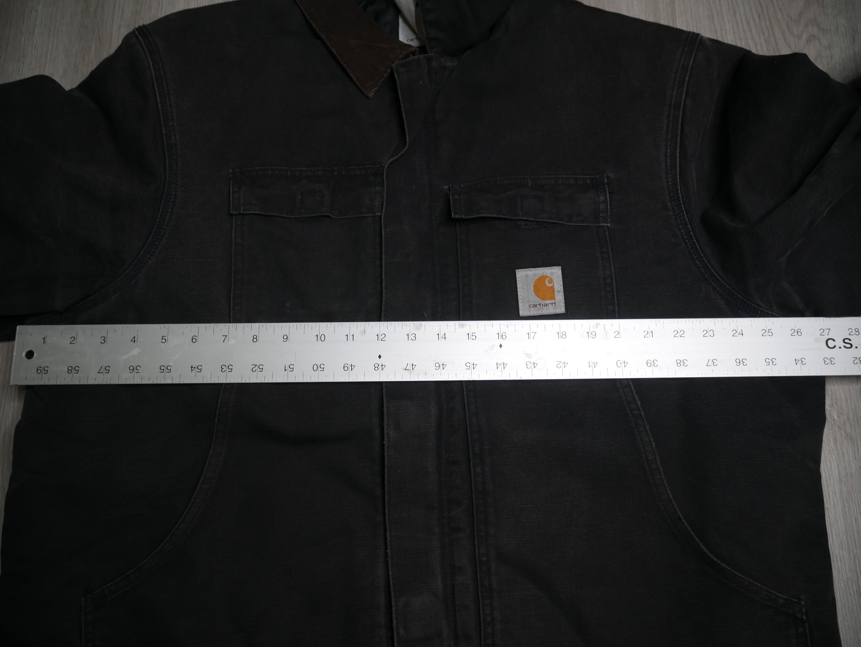 Carhartt Carhartt Detroit Jacket XL Faded Thrashed Cuffs Size US XL / EU 56 / 4 - 7 Thumbnail